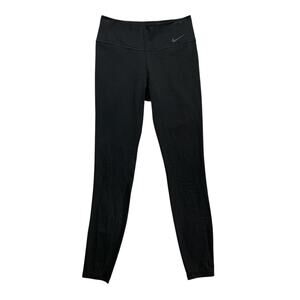 Nike Leggings Womens M Medium Black Legendary Dri Fit Sweat Wick Training Active
